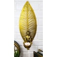 thumbnail image 6 of Ebros Meditating Buddha On Lotus With Leaf Tea Light Votive Candle Holder Decor, 6 of 8