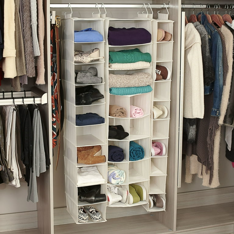 Canvas hanging shoe organizer sale