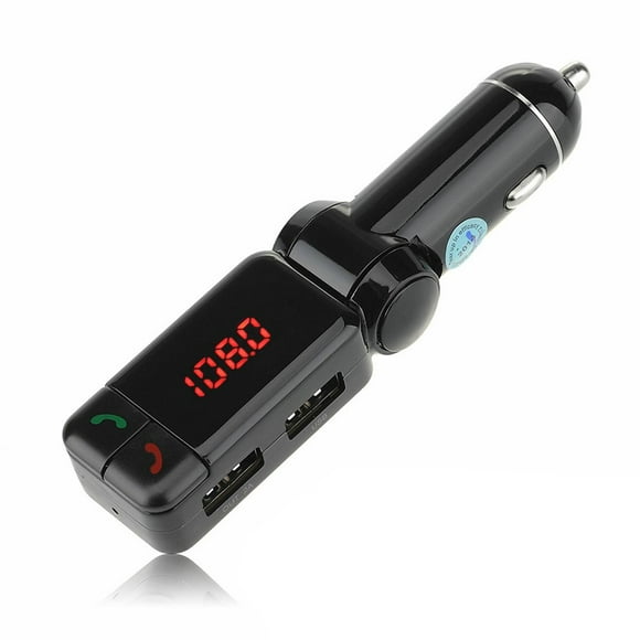 JUST BUY IT Hands Free 4 In 1 FM Transmitter Modulator Car Charger Player Car Accessories