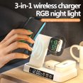 Wireless Charging Station 3 in 1 for Samsung S22 Galaxy Watch 5/4/3 Qi