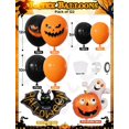thumbnail image 2 of Kit Haolongfa con forma de guirnalda de globos para Halloween, con 122 piezas, 2 of 7