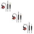 thumbnail image 1 of Tholdsy Auriculares con cable Conector de cable TPE de 3,5 mm Cubierta de silicona Auriculares internos Llamadas de voz Auriculares con Type1 NO1, 1 of 6