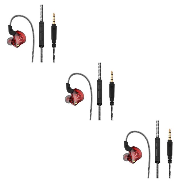 Tholdsy Auriculares con cable Conector de cable TPE de 3,5 mm Cubierta de silicona Auriculares internos Llamadas de voz Auriculares con Type1 NO1