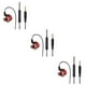 thumbnail image 1 of Methold Auriculares con cable Conector de cable TPE de 3,5 mm Cubierta de silicona Auriculares internos Llamadas de voz Auriculares con Type1 NO1, 1 of 6