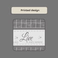 thumbnail image 3 of Juego de cortinas para ventana Achim Home Decor Live Love Laugh, color gris, 3 of 6