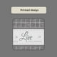 thumbnail image 3 of Juego de cortinas para ventana Achim Home Decor Live Love Laugh, color gris, 3 of 6