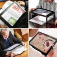 thumbnail image 4 of Reading Magnifying Glass for Seniors - Illuminated Desk Magnifying Lamp - 25X Rectangular Magnification, 4 of 4
