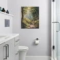 thumbnail image 7 of Zen Wall Art Bathroom Pictures Wall Decor Zen Paintings Canvas Pebble Stone Spa Artwork Grey Blush Modern Home Decorations for Meditation Spiritual Yoga Bedroom Living Room 16"x20", 7 of 7