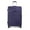 Mykonos Navy, variant on Tulum Extra Large Luggage Hardside, Luxurious Travel Suitcase by Mia K - Black