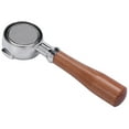 thumbnail image 5 of 2X 58mm Stainless Steel Coffee Machine E61 No Base Filter Bracket Coffee Bottomless Handle Coffee Spoon Wooden Handle, 5 of 5