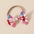 thumbnail image 4 of Staki Independence Baby Romper Baby Girl Romper Bodysuit+Ruffle Tutu Shorts Bloomer July 4th Clothes 0-18M(Red,0-3 Months), 4 of 9