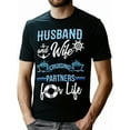 thumbnail image 1 of 100% Made US Husband and Wife Cruising Partners for Life Couples Cruise T-Shirt, 1 of 7
