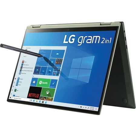 LG gram 14" Touchscreen 2-in-1 Laptop, Intel Core i7 i7-1165G7, 512GB SSD, Windows 10 Pro, 14T90P-K.APG5U1