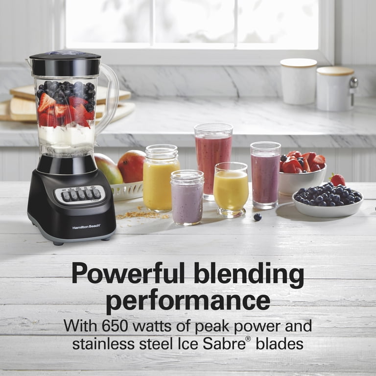 Hamilton Beach, Smoothie Blender, 48 oz Jar, Black - Walmart.com