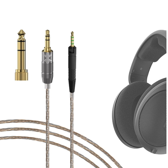 Geekria Apollo Cable Compatible with Sennheiser HD 620S/599/598/550/505, 2.5mm Replacement Cord for Hi-Resolution Audiophile, HiFi Headset (10ft/3m)