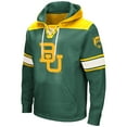 thumbnail image 2 of Men's Colosseum Green Baylor Bears 2.0 Lace-Up Pullover Hoodie, 2 of 3