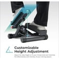 thumbnail image 6 of Mini Stepper for Exercise at Home, Stair Step Workout Machine with Resistance Band, Fullbody Cardio, Upgraded Over 300lb Weight Capacity, Optional Free SunnyFit App Connection, 6 of 9