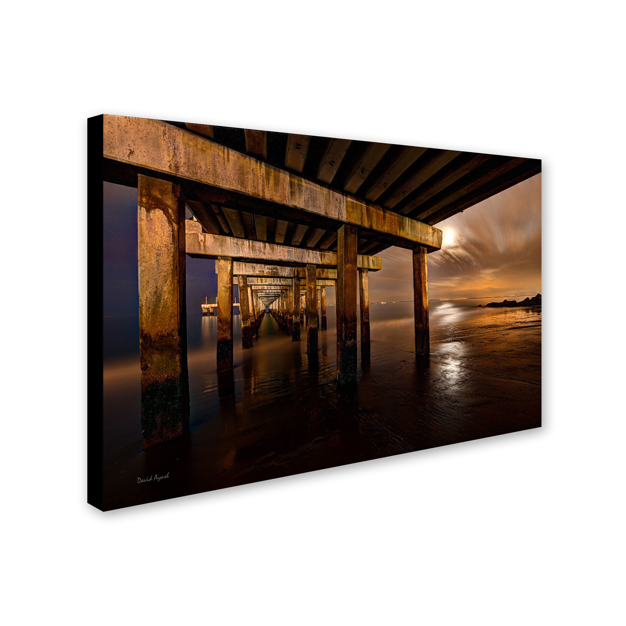 Trademark Fine Art "Coney Island - Brooklyn, NY II" Canvas Art by David Ayash