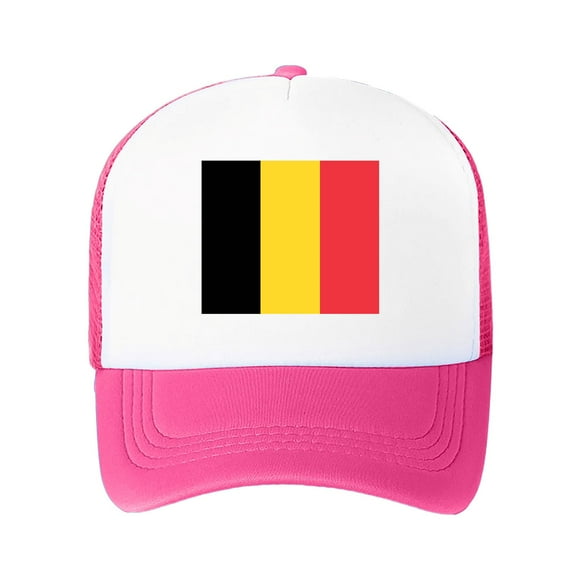 TSADFHJI Headbands for Girls for Washing Face Adult Fashion Flag Print Sponge Mesh Cap Baseball Cap Truck Cap Creative Cap One Size