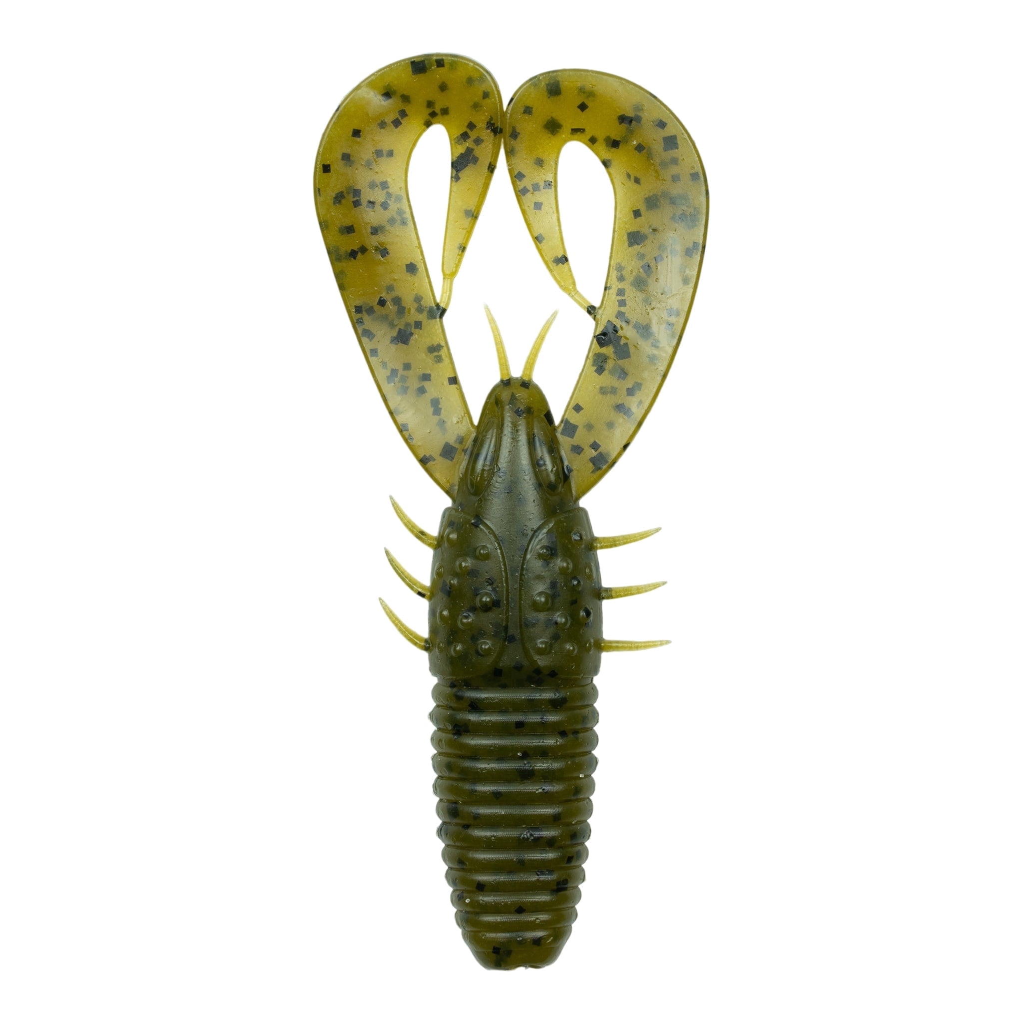 (2 pack) 6th Sense Stroker Craw 3.3 in Soft Plastic Craw Bait Jig Trailer and Flipping Bait A