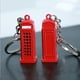 thumbnail image 3 of 5X Vintage Cabina Telefonica Britanica Miniatura Londres Coche Llaveros Diecast Regalo para Mujeres Ninas, 3 of 5