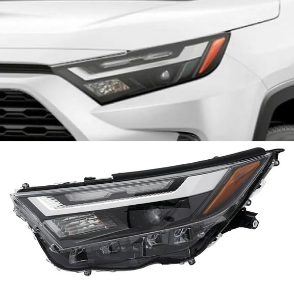 Left Headlamp For 2022-2024 Toyota RAV4 LED Headlight Front Driver Headlight
