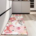 thumbnail image 4 of Pioneer Flower Floral Print Pattern Kitchen Rug Mat,Kitchen Runner Rugs Non Skid Washable,Decorative Kitchen Floor Mats for Kitchen,Sink,Laundry,17"X47", 4 of 5