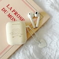 thumbnail image 3 of For AirPods Pro Cute Love Sausage Dog Patterned Earphone Case Matte TPU Shockproof Cartoon Designed Frosted Case Cover With Pendant Heart,White, 3 of 5