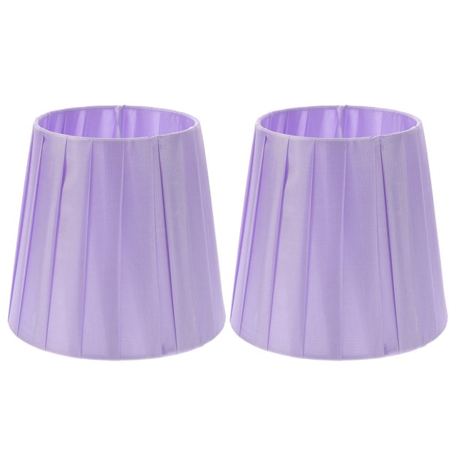 WHAMVOX 2Ud Pantallas Pequeñas Moradas Para Lámparas De Y Pared Con De Y Estructura Firme