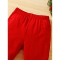 thumbnail image 6 of Flying Sun Baby Girls Christmas Outfit Red Flared Pants Suit Long Sleeve Christmas Set, 6 of 7