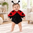 thumbnail image 5 of MEZZALL Boys Girls Jumpsuit Romper Cartoon Bodysuits Cartoon Ladybug Design Headbands Set Onesie One-Pieces, 5 of 8