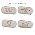thumbnail image 3 of Ruiboury Cute Pencil Big Pen Kawaii Stationery Cases for Student Secondary school Office Organizer. Three Little Rabbit Three Little Rabbit, 3 of 6