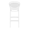 thumbnail image 3 of Compamia Marcel Contemporary Resin Indoor/Outdoor Bar Stool White, 3 of 6