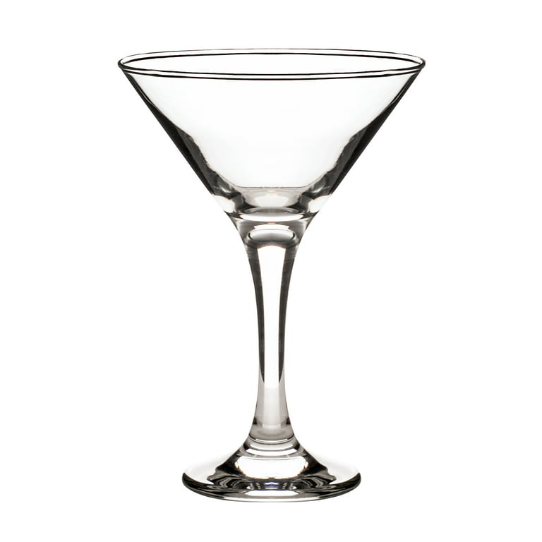 Eternal Night 6 - Piece 8oz. Glass Martini Glass Glassware Set