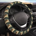 thumbnail image 5 of Salouo Cute Kitten Water Lilies Print Elastic Car Steering Wheel Cover - 15'' Non-Slip Car Wheel Cover Protector - Universal Car Accessory for Diverse Cars, 5 of 6