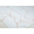 thumbnail image 6 of Mason Brooks Azure AZ70A Floral White Geometric Contemporary Ivory Area Rug, 2'0" X 8'0", 6 of 6