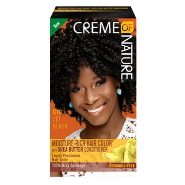 Creme Of Nature Color C10 Jet Black Kit (Pack of 3)