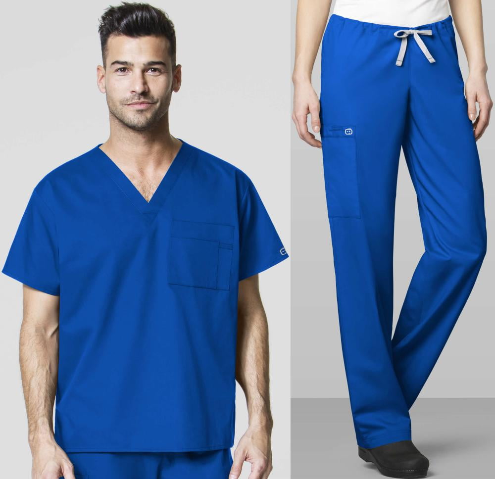 WonderWink Unisex V-Neck Scrub Top 100 
