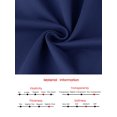 thumbnail image 5 of INSPIRE CHIC Women's Work Pencil Dress Long Sleeve Asymmetrical Neck Bodycon Business Cocktail Dresses 2XL Royal Blue, 5 of 6