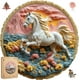 thumbnail image 1 of Puzle de madera Queenisray, 200 piezas, caballo blanco galopante, 1 of 7