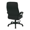 thumbnail image 4 of OS Home and Office Model Executive High Back Black Bonded Leather Chair with Locking Tilt Control and Match Stitching, 4 of 5