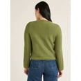 thumbnail image 4 of Free Assembly Women’s Welt Pocket Cardigan Sweater, Lightweight, Sizes XS-XXL, 4 of 5
