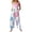 White, variant on Women’s Easter Jumpsuit Casual Sleeveless Loose Fit One Piece Outfit, Easter Print Womens Summer Jumpsuit for Daily Wear and Vacation, Blue, L