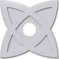 thumbnail image 1 of Ekena Millwork CMP26CM-06000 26 in. OD x 6 in. ID Square Cosmo Architectural Grade PVC Contemporary Ceiling Medallion, 1 of 1