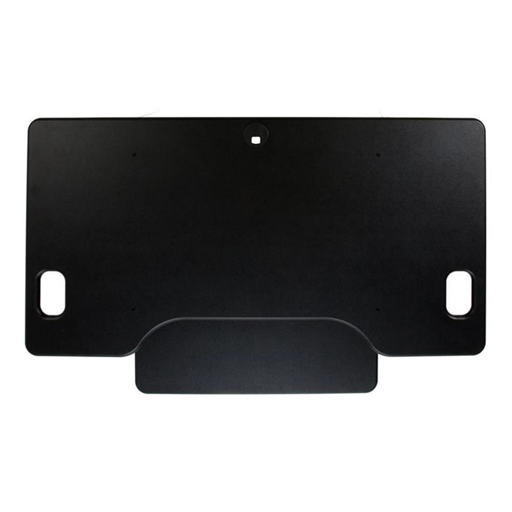 Pemberly Row Adjustable Standing Desk Converter/Anti Fatigue Mat Bundle - Black