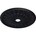 thumbnail image 3 of Ekena Millwork 26 3/4"OD x 3 5/8"ID x 1 3/8"P Elsinore Ceiling Medallion (Fits Canopies up to 3 5/8"), Hand-Painted Steel Gray, 3 of 6