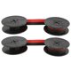 thumbnail image 1 of Paquete de 2 carretes dobles de cinta para máquina de escribir, rojo y negro. Repuesto para la mayoría de máquinas de escribir. s202412246141, 1 of 5
