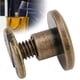 thumbnail image 2 of Remache de tornillo, juego de 20 remaches de latón Remache de botón Remache de encuadernación Calidad de nivel superior, 2 of 10