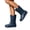 Dark Blue, variant on Fashionable Short Tube Rain Boots Waterproof Outdoor Soft Sole Kitchen Fishing Shoes