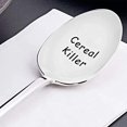 thumbnail image 3 of LXRAINQI Cereal Spoon - Stainless Steel - Funny 'Cereal Killer' Engraved - 1 Pc, 3 of 6